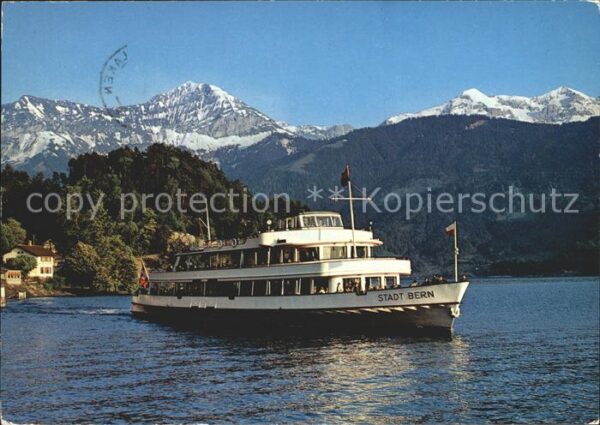 Motorschiffe MS Stadt Bern Beatenbucht Morgenberg Dr