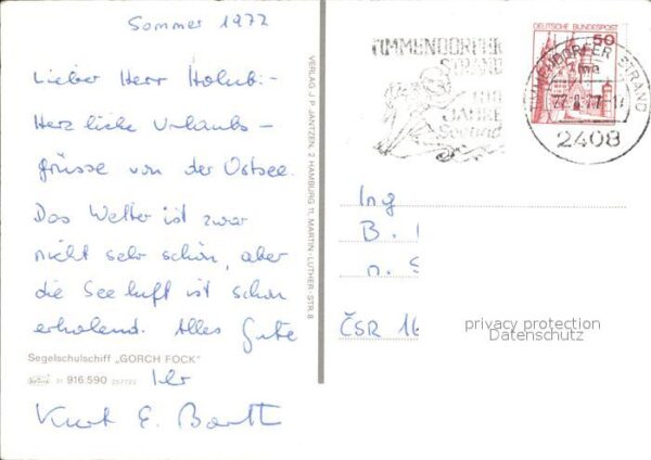 Segelschiffe Segelschulschiff Gorch Fock – Bild 2