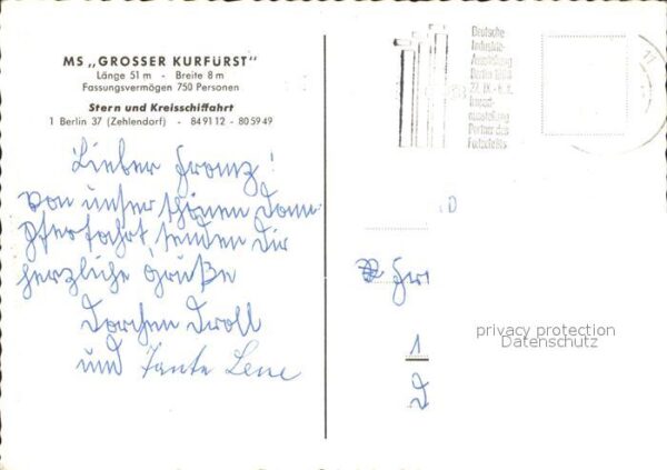Motorschiffe MS Grosser Kurfürst Salon – Bild 2