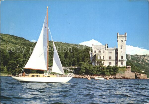 Segelboote Trieste Castello di Miramare