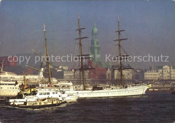Segelschiffe Gorch Fock Hamburg Hafen