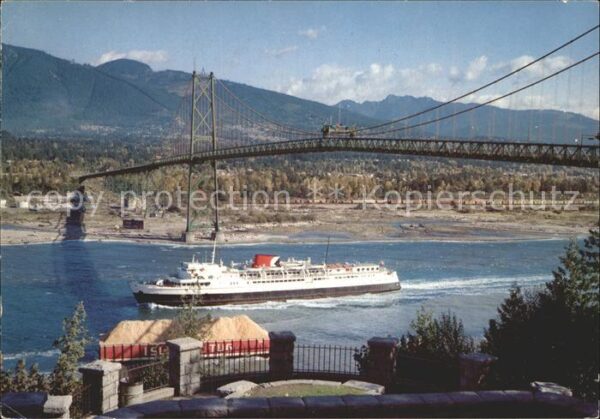 Faehre Ferry Bac Traghetto-- Princess of Vancouver Lions Gate Bridge