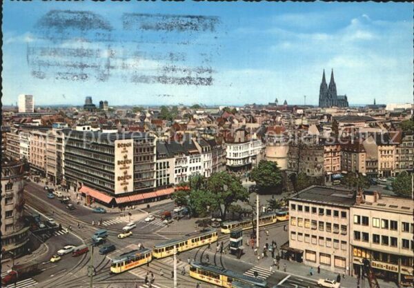 Strassenbahn Köl Rudolfplatz