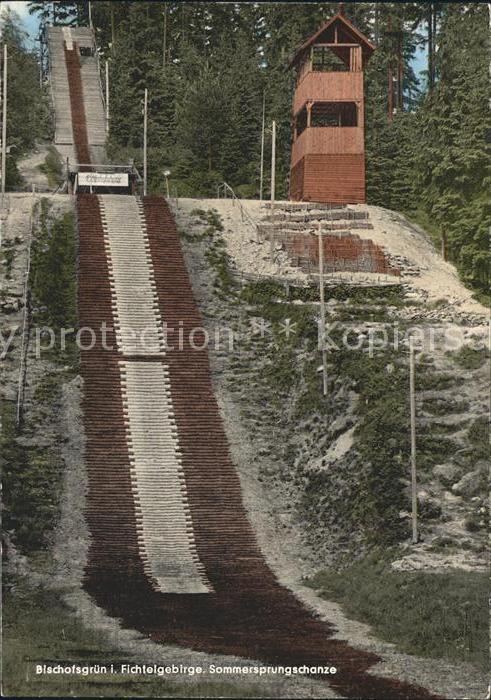 Ski-Flugschanze Sommersprungschanze Bischofsgrün Fichte