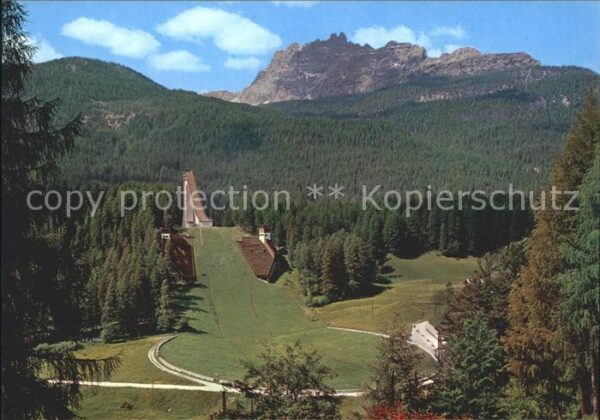 Ski-Flugschanze Trampolino Olimpico Italia Dolomiti Cor