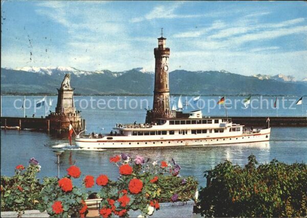 Motorschiffe MS Österreich Hafen Lindau Bodensee