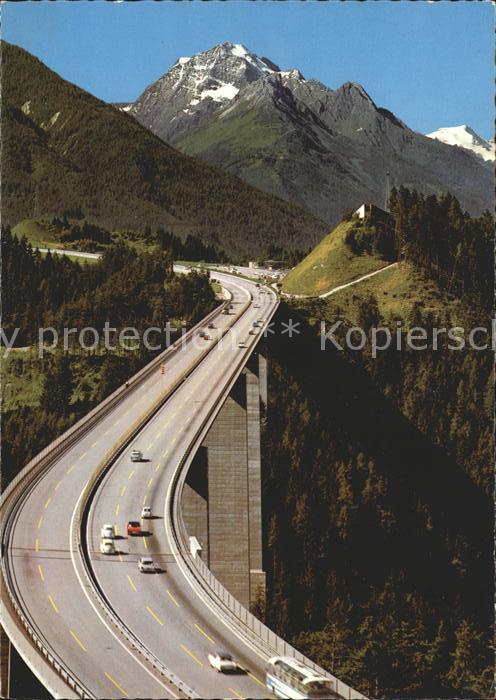 Autobahn Brenner Europabrücke Schönberg Habicht