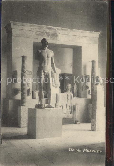 Skulpturen Delphi Museum Griechenland