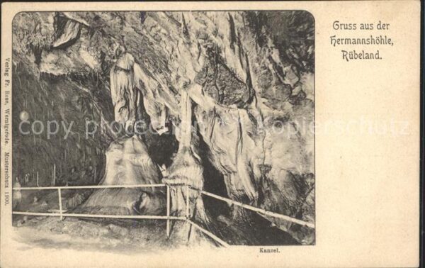 Hoehlen Caves Grottes Hermannshöhle Rübeland Kanzel