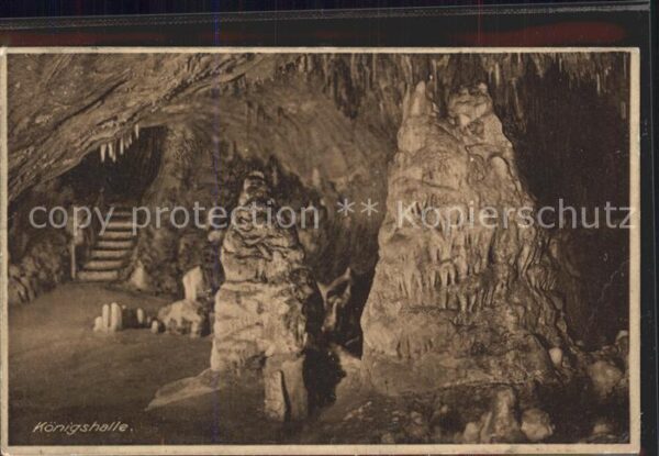 Hoehlen Caves Grottes Dechenhöhle Königshalle