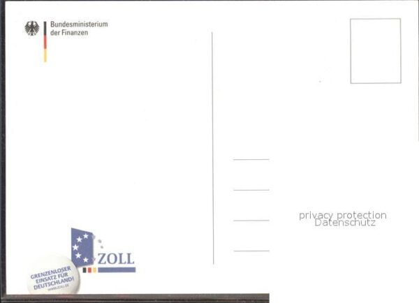 Zoll Grenze Douane Bundesministerium der Finanzen Flugzeug – Bild 2