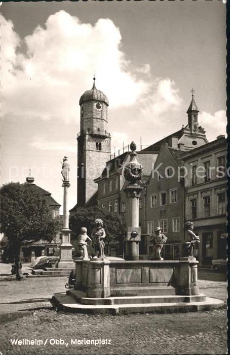 Weilheim Oberbayern Marienplatz