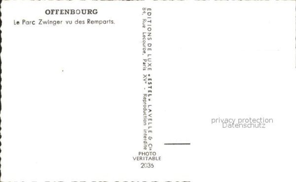 Offenburg Parc Zwinger Remparts – Bild 2