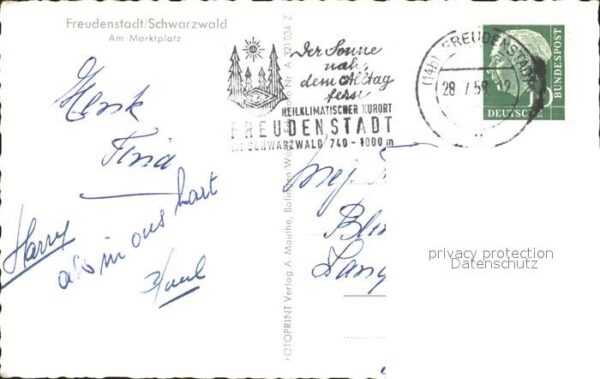 Freudenstadt Marktplatz – Bild 2