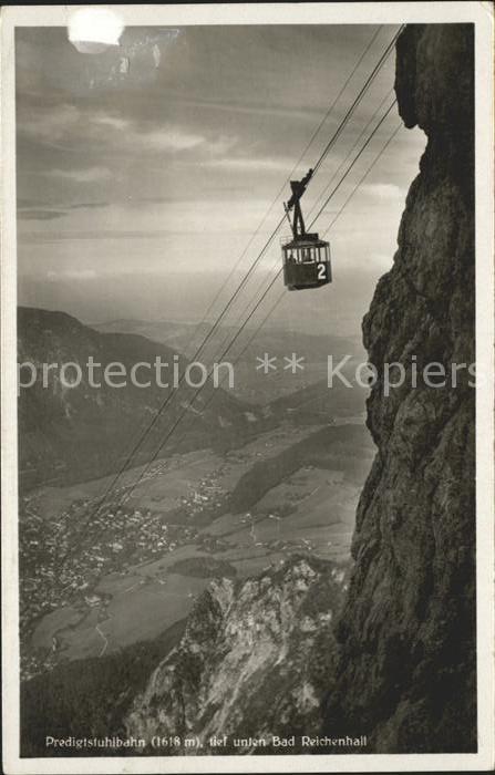 Bad Reichenhall Predigtstuhlbahn Seilbahn
