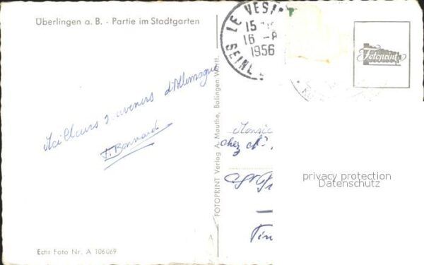 Ueberlingen Bodensee Partie im Stadtgarten – Bild 2