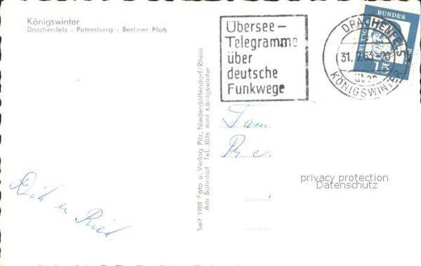 Koenigswinter Drachenfels Petersberg Berliner Platz – Bild 2
