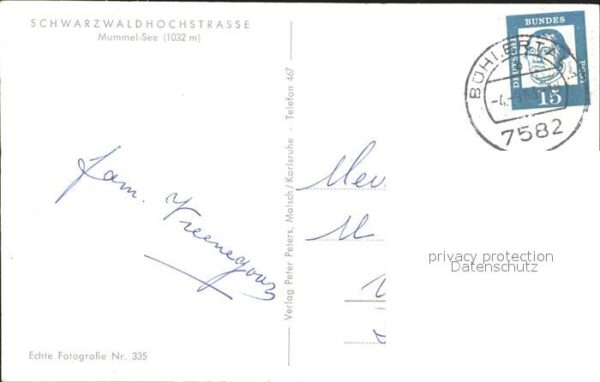 Mummelsee Schwarzwaldhochstrasse – Bild 2