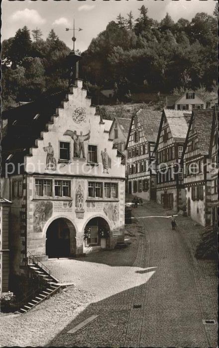 Schiltach Marktplatz Rathaus