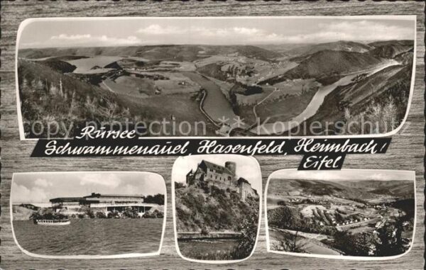 Heimbach Eifel mit Rürsee Schwammenauel Hasenfeld