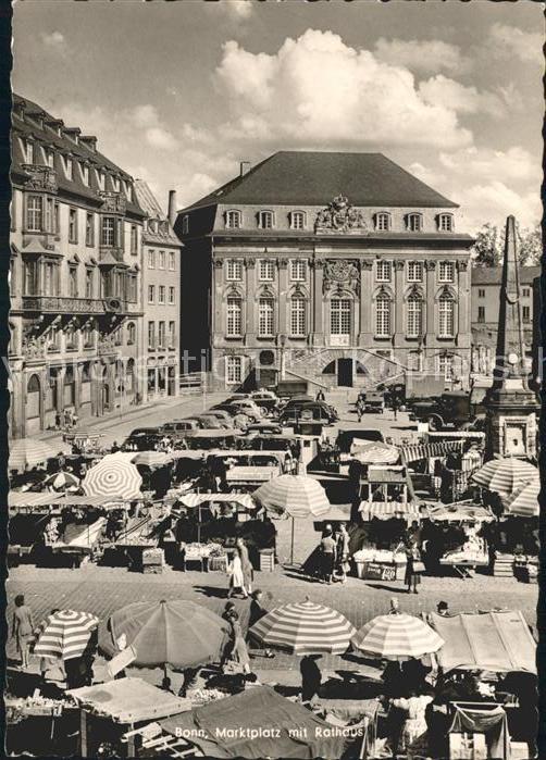 Bonn Rhein Marktplatz Rathaus