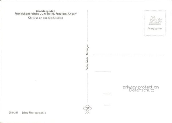 Berchtesgaden Franziskanerkirche Christus an Geißelsä – Bild 2