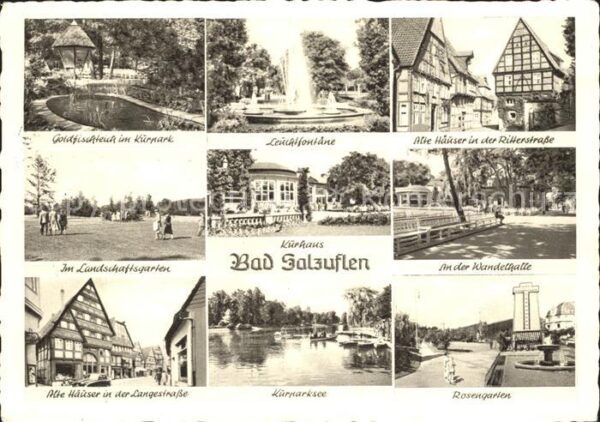 Bad Salzuflen Alte Häuser Ritterstrasse Kurhaus