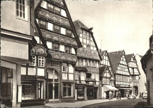 Bad Salzuflen alte Häuser in Langestrasse