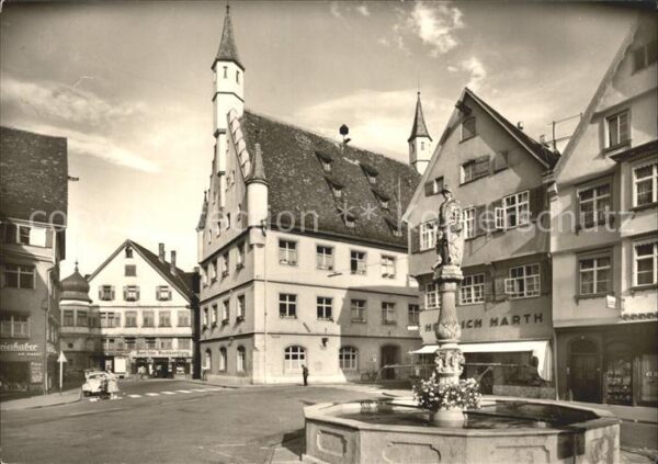 Biberach Riss Marktplatz Rathaus