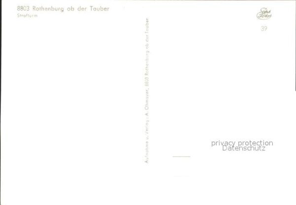 Rothenburg Tauber Strafturm – Bild 2