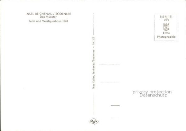 Insel Reichenau Münster Turm und Westquerhaus – Bild 2