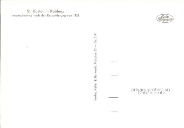 Koblenz Rhein St. Kastor Kirche innen – Bild 2