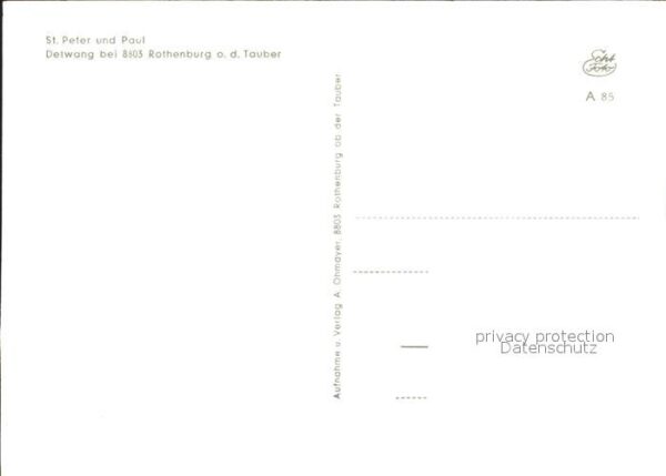 Detwang St. Peter und Paul Kirche – Bild 2
