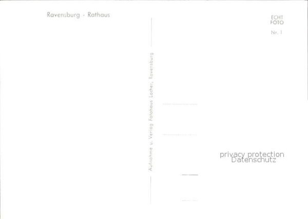 Ravensburg Wuerttemberg mit Rathaus – Bild 2
