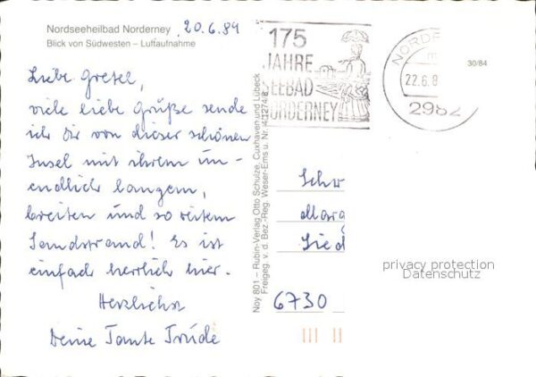 Norderney Nordseebad Fliegeraufnahme – Bild 2