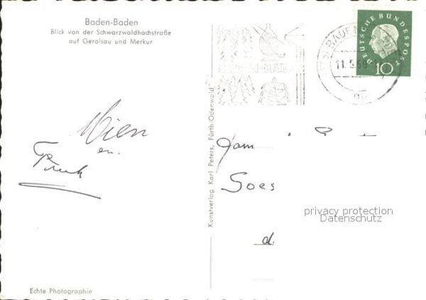 Baden-Baden mit Gerolsau und Merkur – Bild 2
