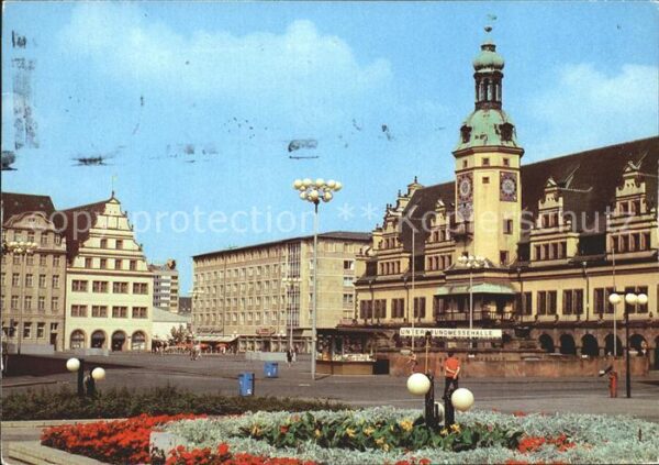 Leipzig Markt Rathaus