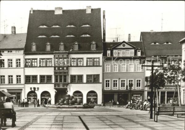 Naumburg Saale Holzmarkt mit Post