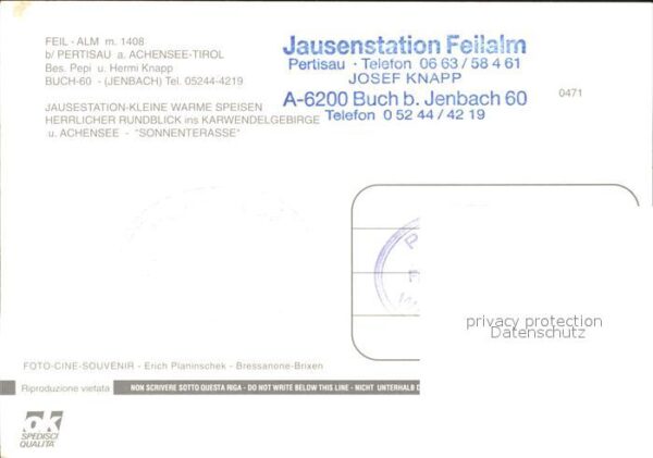 Pertisau Achensee Feil Alm Jausenstation – Bild 2