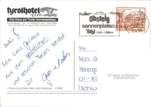 Obsteig Tirol Tyrolhotel Sportiv – Bild 2