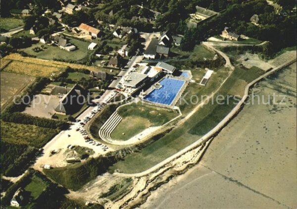 Keitum Sylt Fliegeraufnahme Schwimmbad