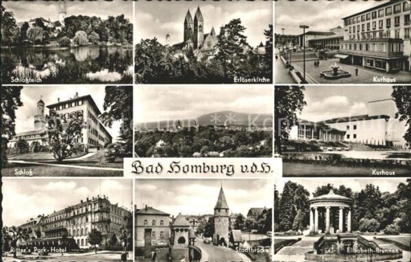 Bad Homburg Erlöserkirche Kurhaus Schloß Ritters-Pa