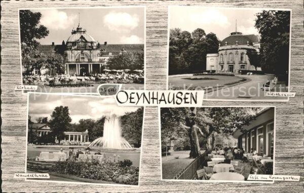 Oeynhausen Bad Kurtheater Cafe Rosengarten Kurhaus Wan