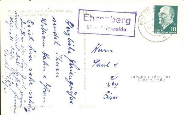Waldheim Sachsen FDGB Erholungsheim – Bild 2
