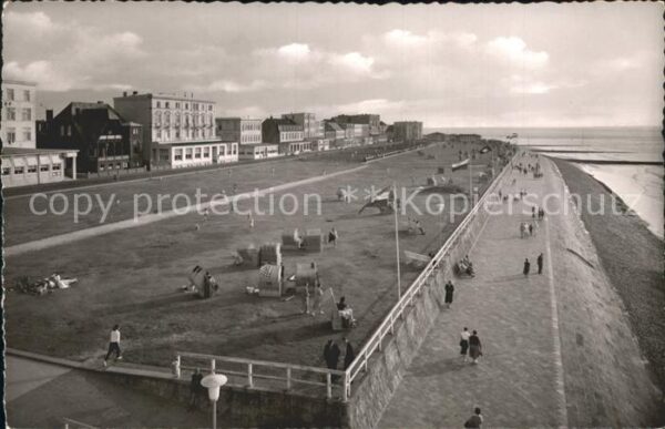 Norderney Nordseebad Strandpromenade
