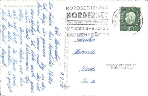 Norderney Nordseebad Strandpartie Fliegeraufnahme – Bild 2