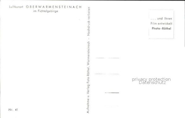 Warmensteinach Oberwarmensteinach – Bild 2