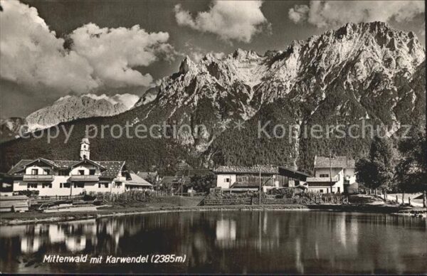 Mittenwald Karwendel Tirol Partie am See