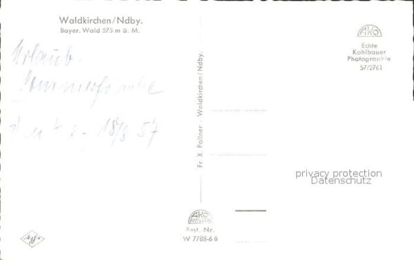 Waldkirchen Niederbayern Brunnenbuberl Marktplatz Felsen Saussba – Bild 2