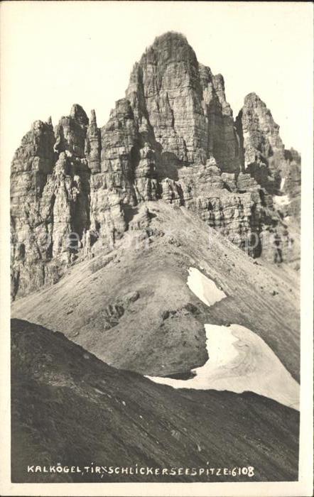 Tirol Region Kalkögel Tirnschlickerseespitze